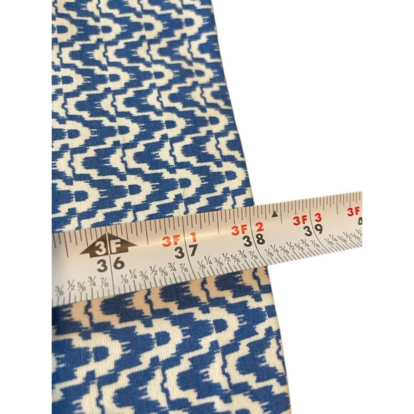 Talbots Blue Patterned Sleeveless A-line Fit & Flare Tea Dress L EUC - Picture 8 of 13